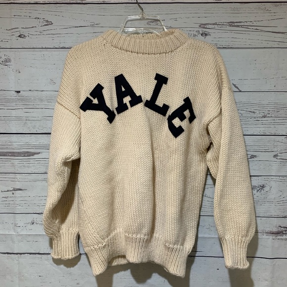 Sweaters | Mens Wool Yale Knit Sweater 
